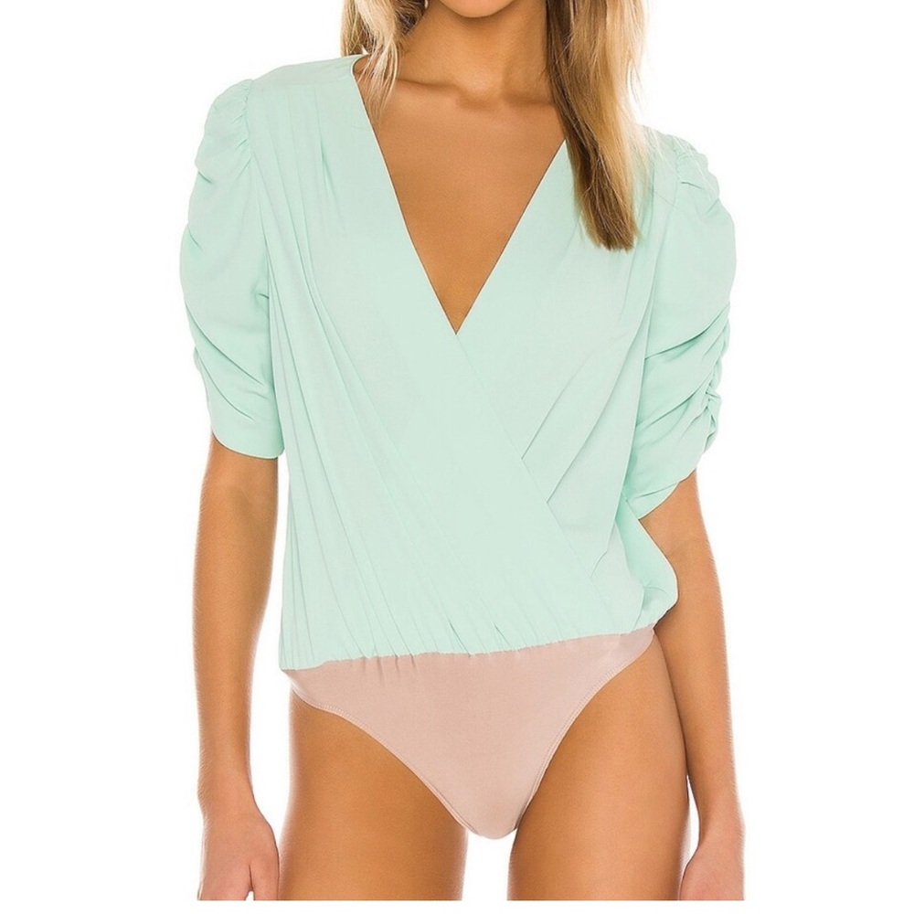 Amanda Uprichard Blush Bodysuit